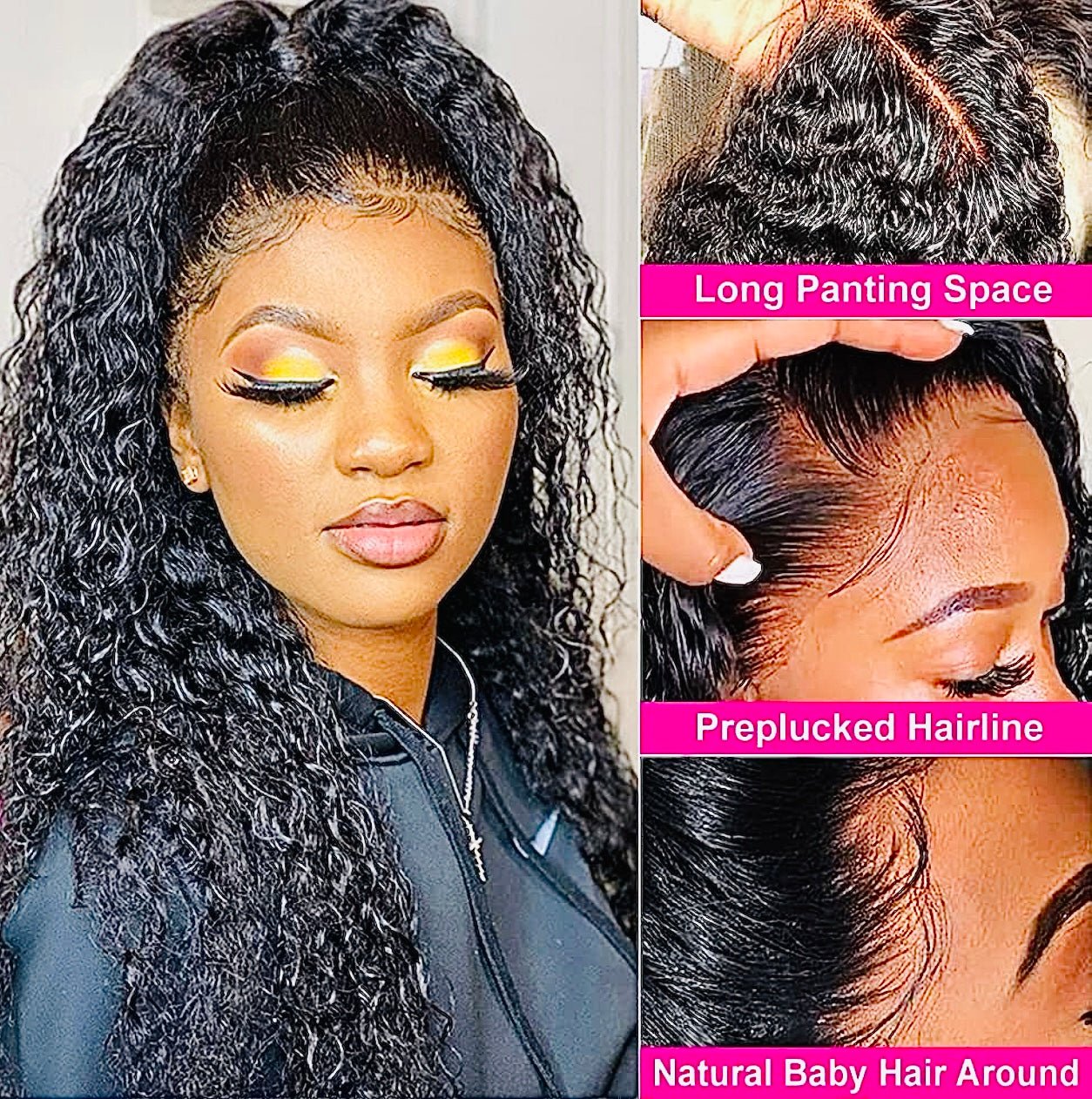 Human hair wigs with bleached cheap knots