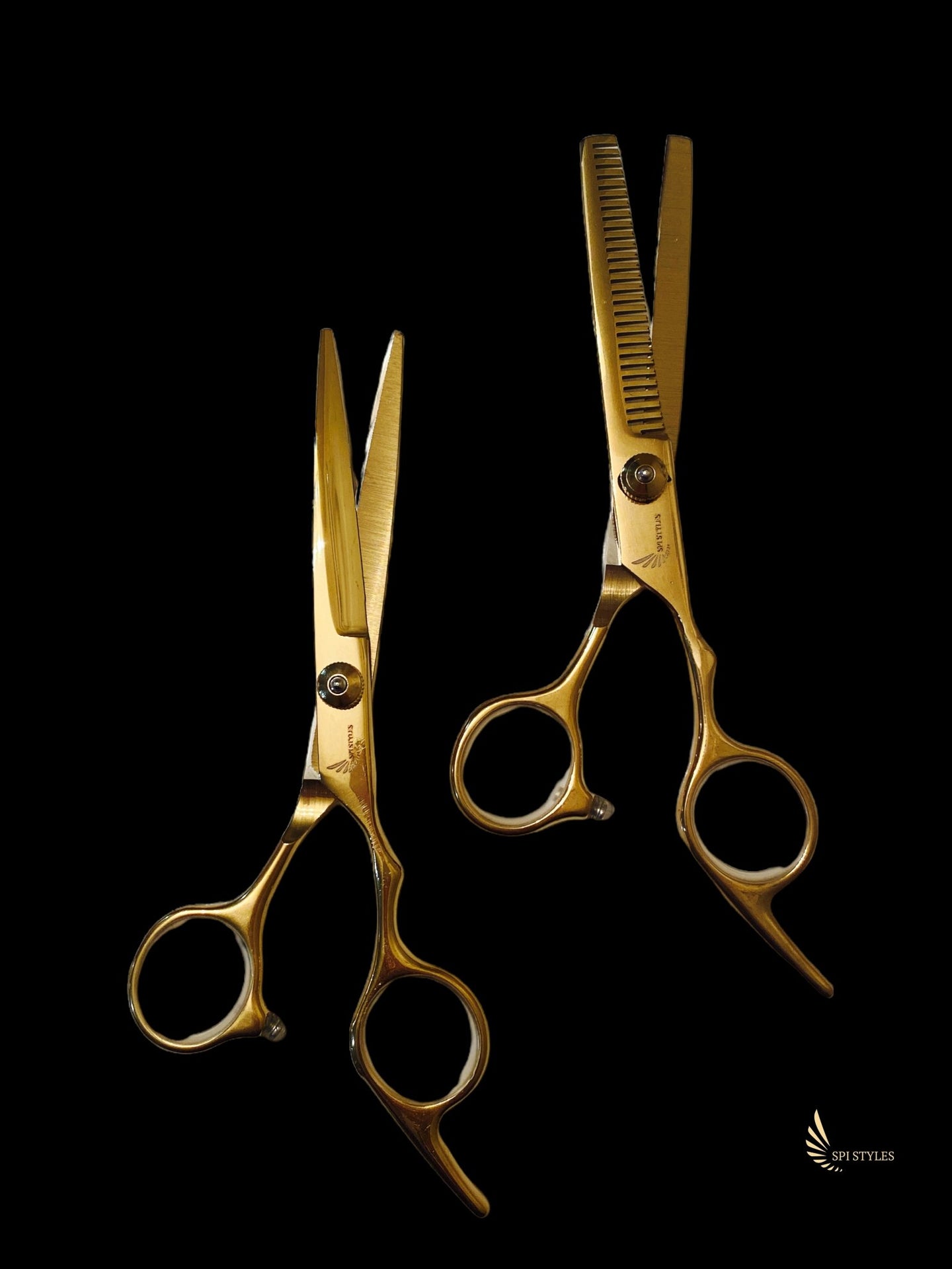 Gold Professional 6 Salon Hair Cutting Scissors Thinner Barber