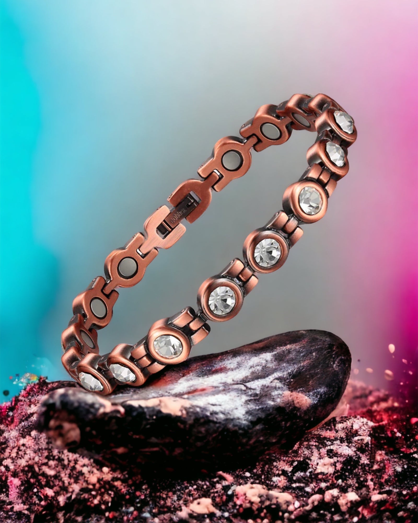 Brass And Copper Magnetic Therapy Cuff Bracelet With Twisted Design  Adjustable Jewelry Gift at Rs 95/piece in Moradabad