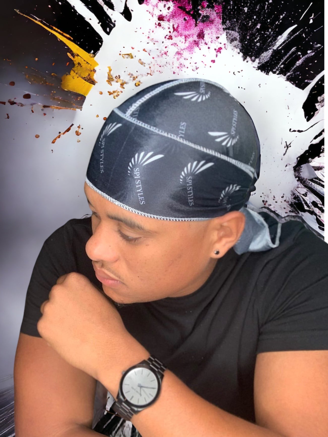54 Pieces Silk Durags for Men Women 18 Colors Durags Wave Cap Satin Durags  for 360 Waves Breathable Doo Rags with Wide Strap Durags for Hair Waves