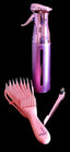 SPI Styles Eight Fingered Thick and Long Hair Detangler Brush with FREE Edge Control Brush - SPI Styles