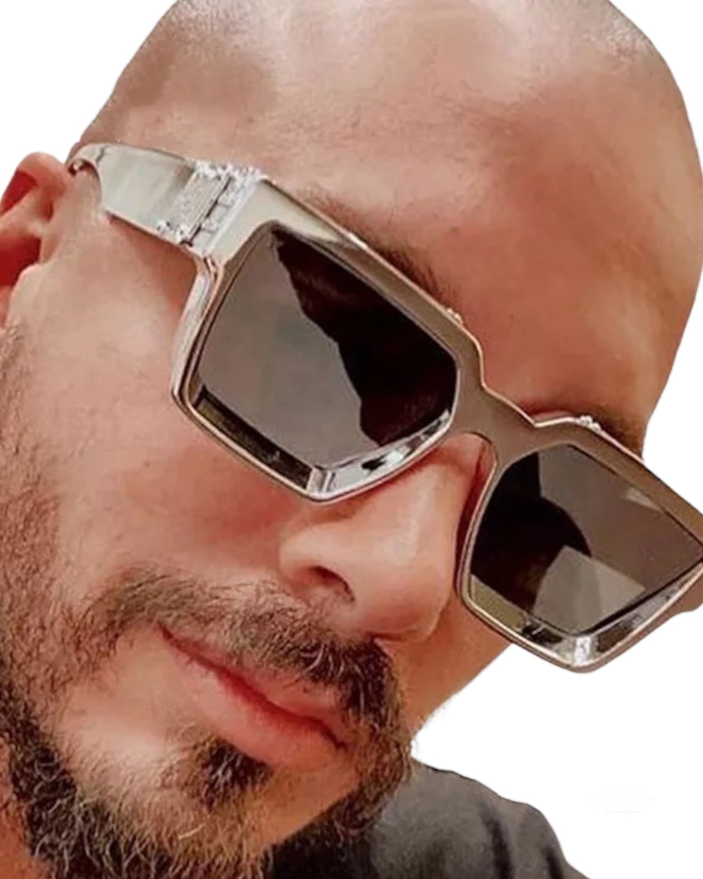 SPI Styles unisex Luxury Designer Sunglasses (Ocean Lens) Alpine White