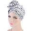 SPI Styles Women's Fashionable Turban Tribal Pattern Knot Headwrap Beanie Pre-Tied Bonnet Hair Loss Prevention - SPI Styles