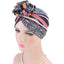 SPI Styles Women's Fashionable Turban Tribal Pattern Knot Headwrap Beanie Pre-Tied Bonnet Hair Loss Prevention - SPI Styles